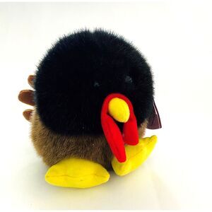Puffkins Strut Turkey 4 Inch Plush Vintage 1998 Swibco Stuffed Animal Tags